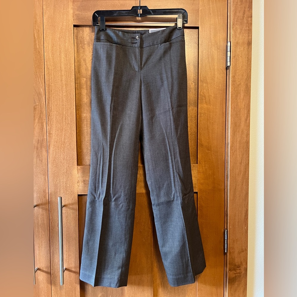 Ann Taylor Brown/Gray Signature Fit Trousers 00P